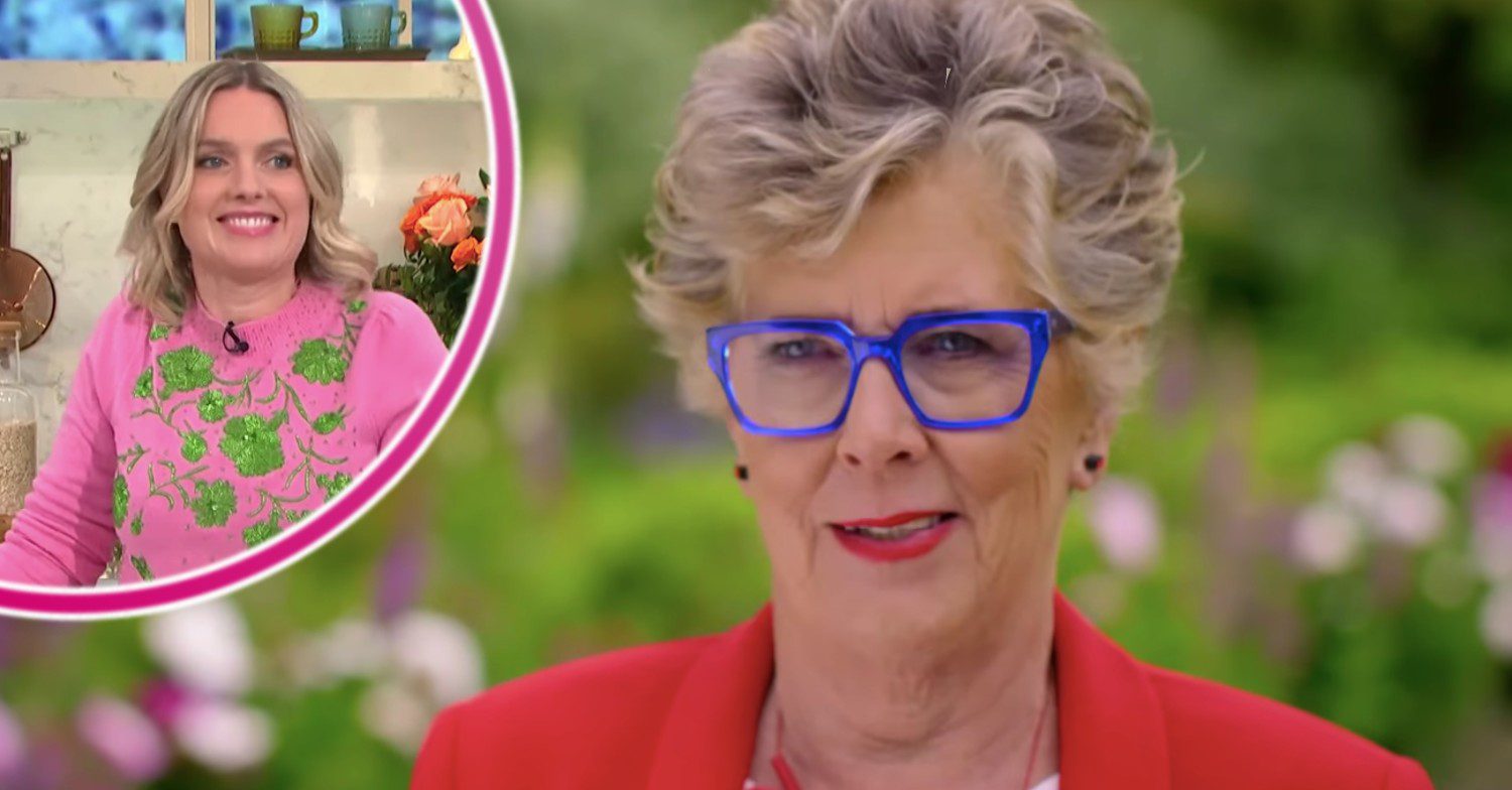 This Morning star Juliet Sear with Prue Leith on Bake Off