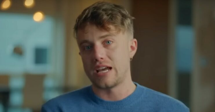 Roman Kemp looking sad