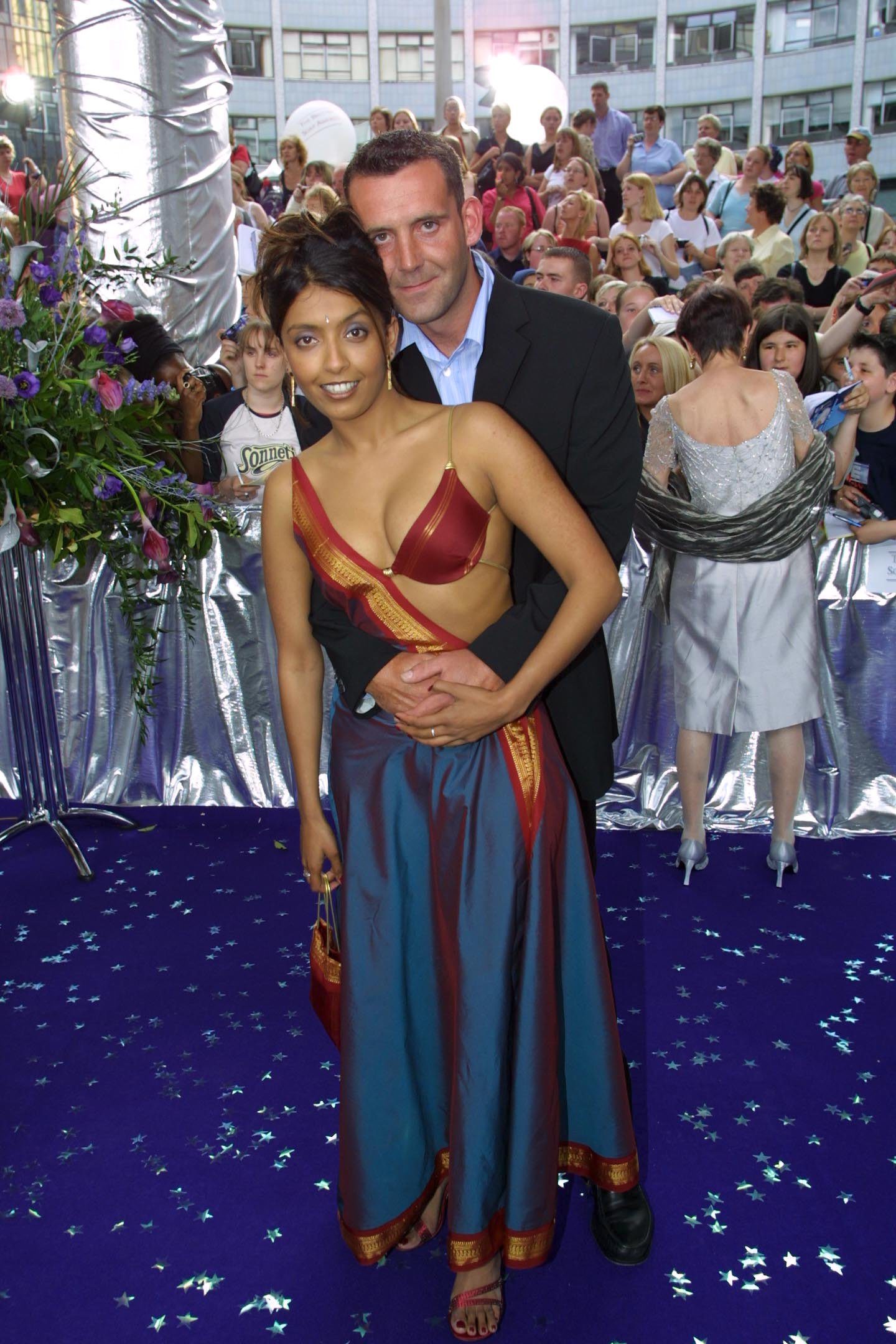 Sunetra Sarker and her first husband pictured in 2001