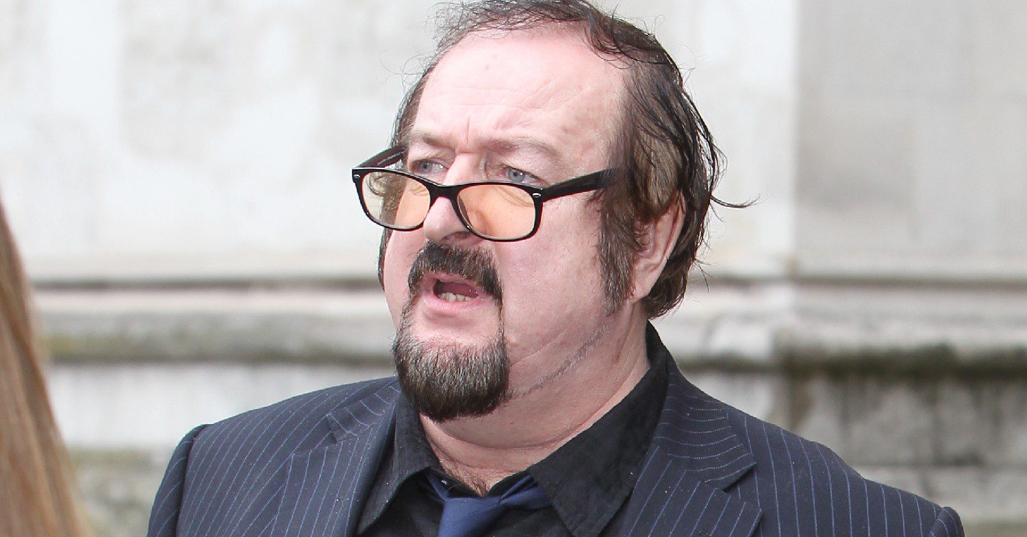 Steve Wright speaking outside
