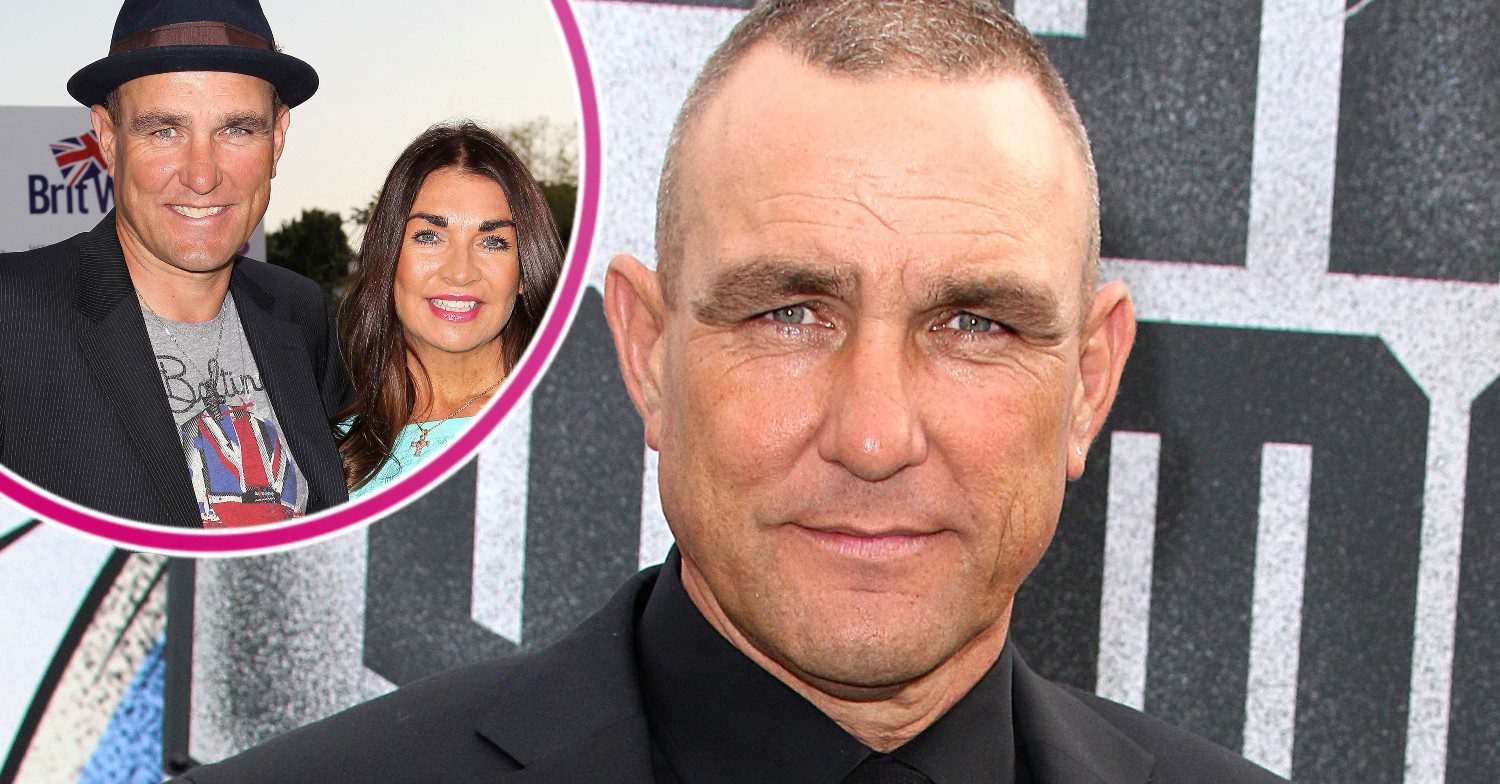 Vinnie Jones and his wife