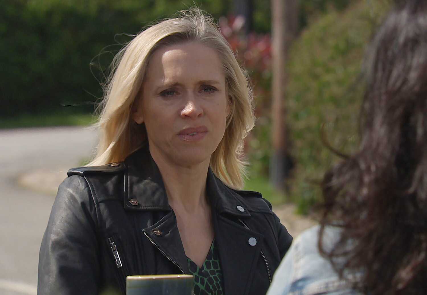 Ruby in Emmerdale looks worried