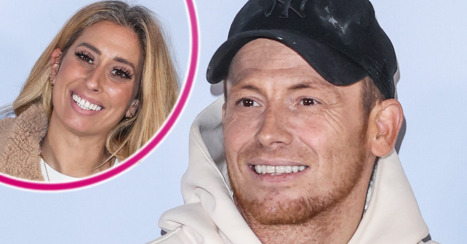 Joe Swash and Stacey Solomon smiling