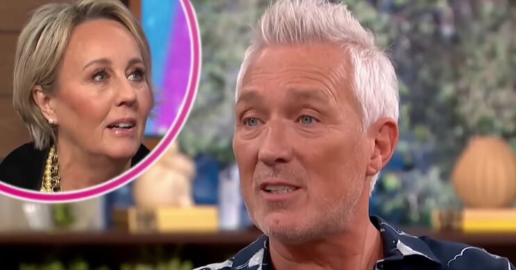 Martin Kemp and Shirlie looking serious