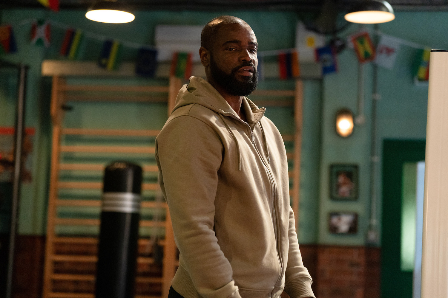 Junior in EastEnders broods