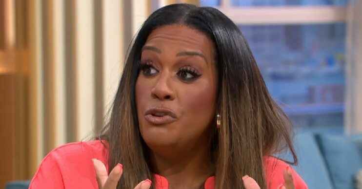 Alison Hammond speaking on This Morning today