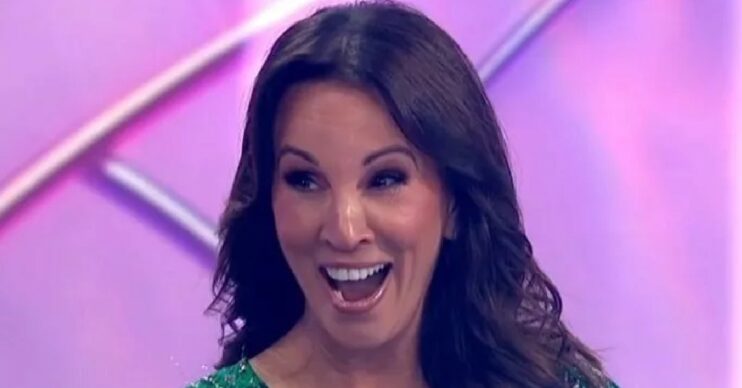 Andrea McLean laughing on Loose Women