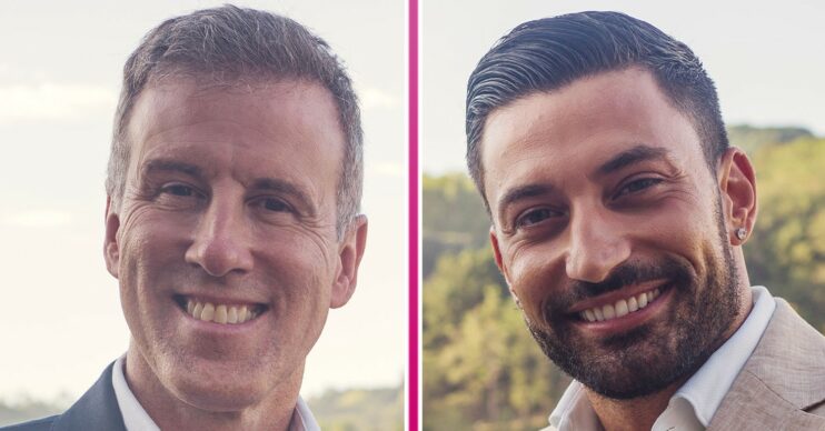 Anton Du Beke and Giovanni Pernice smiling