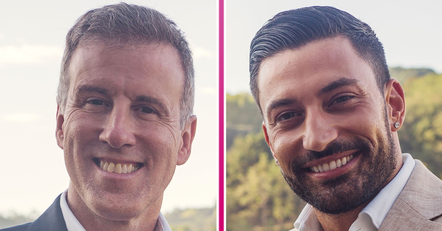 Anton Du Beke and Giovanni Pernice smiling