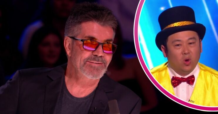 Simon Cowell looks bemused