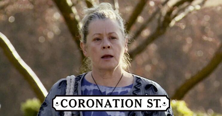 Bernie looking shocked on Coronation Street (Credit: ITV/Composite: ED!)