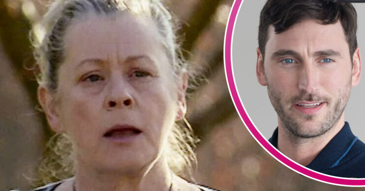 Coronation Street's Bernie, and in a bubble is Kit