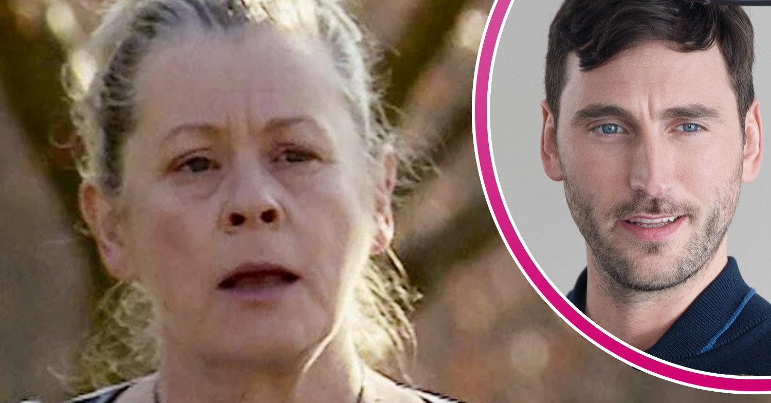 Coronation Street's Bernie, and in a bubble is Kit