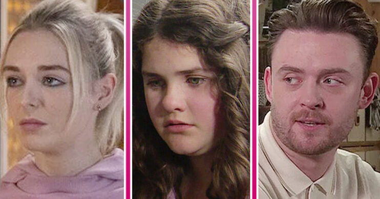 Coronation Street's Lauren, Hope and Joel
