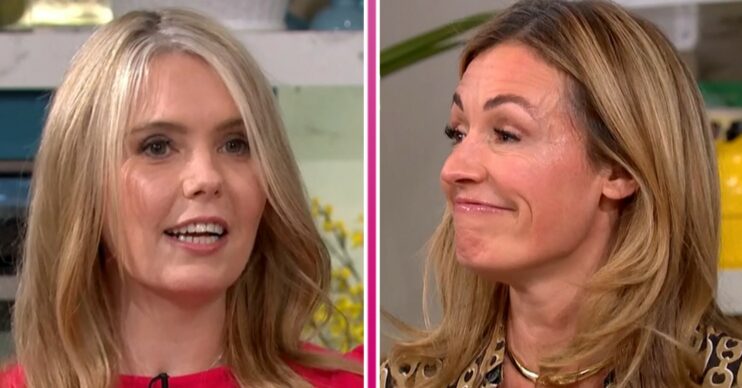 Claire Sisk and Cat Deeley on This Morning