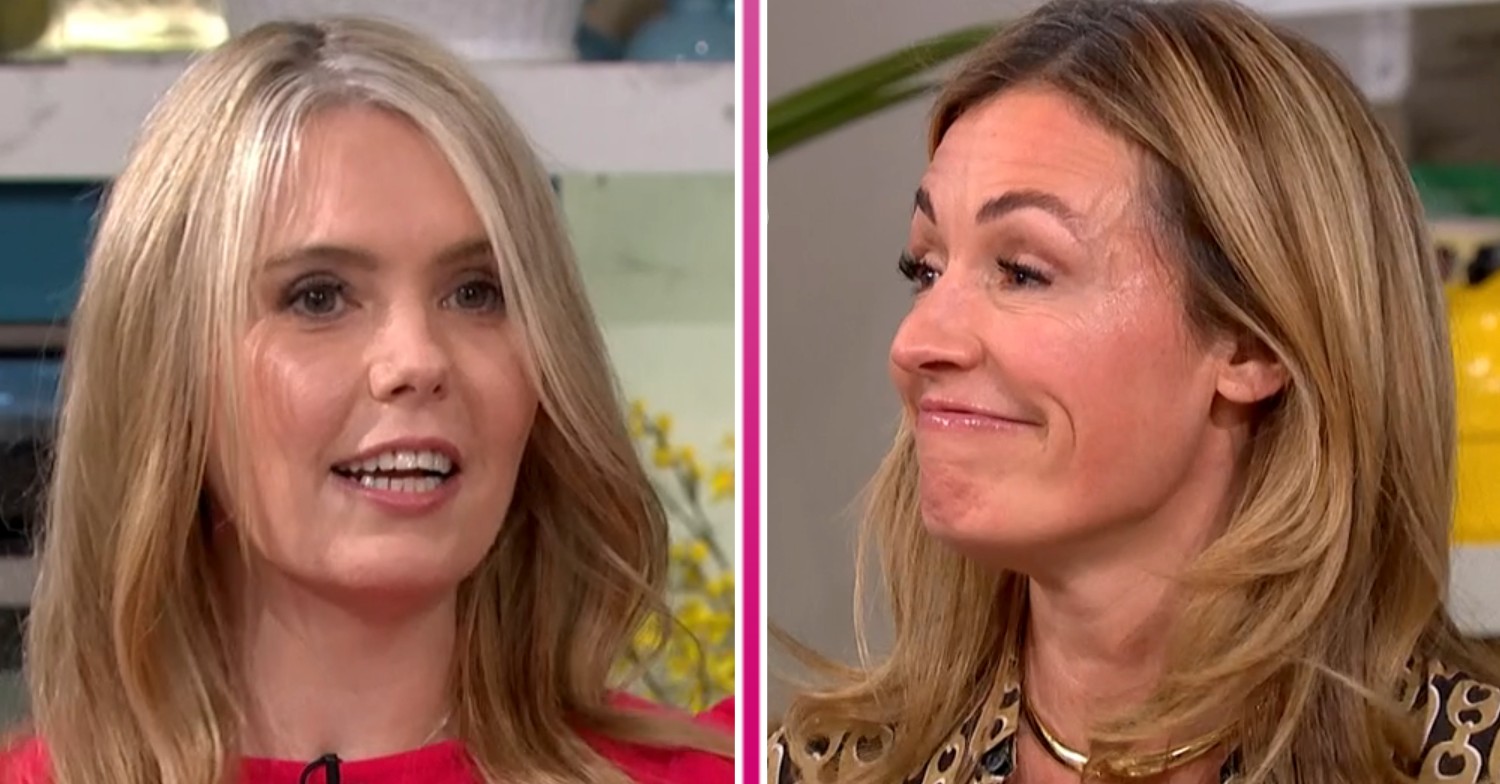 Claire Sisk and Cat Deeley on This Morning