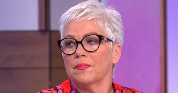 Denise Welch on Loose Women frowning