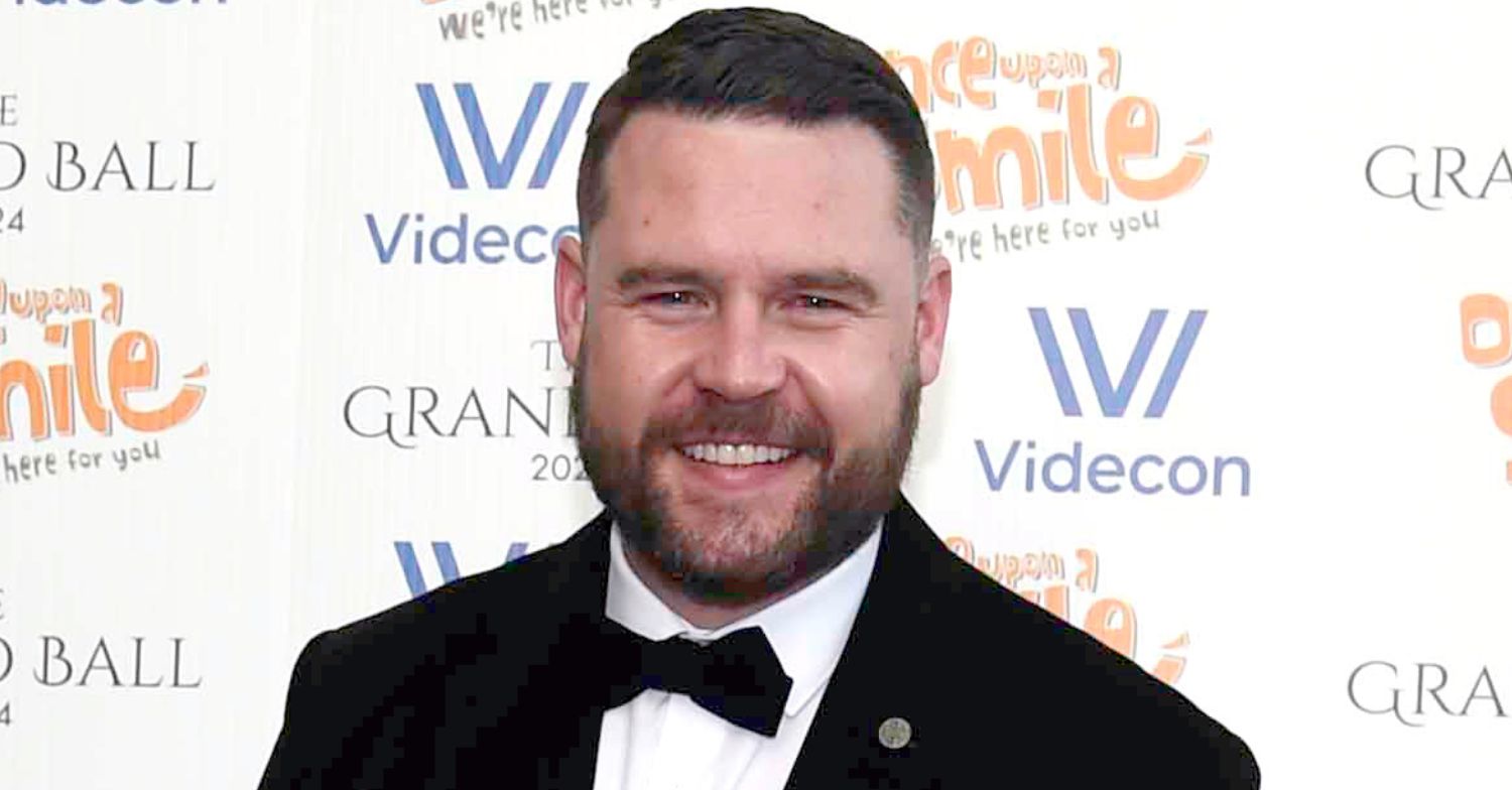 Danny Miller smiling