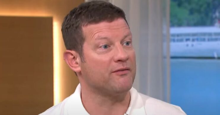 Dermot O'Leary talking on This Morning