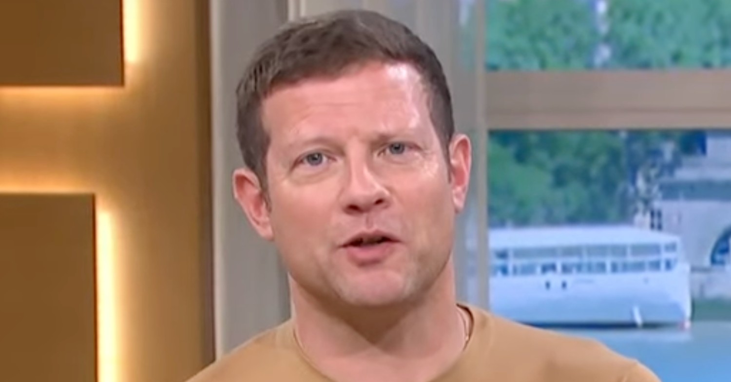 Dermot O'Leary talking on This Morning
