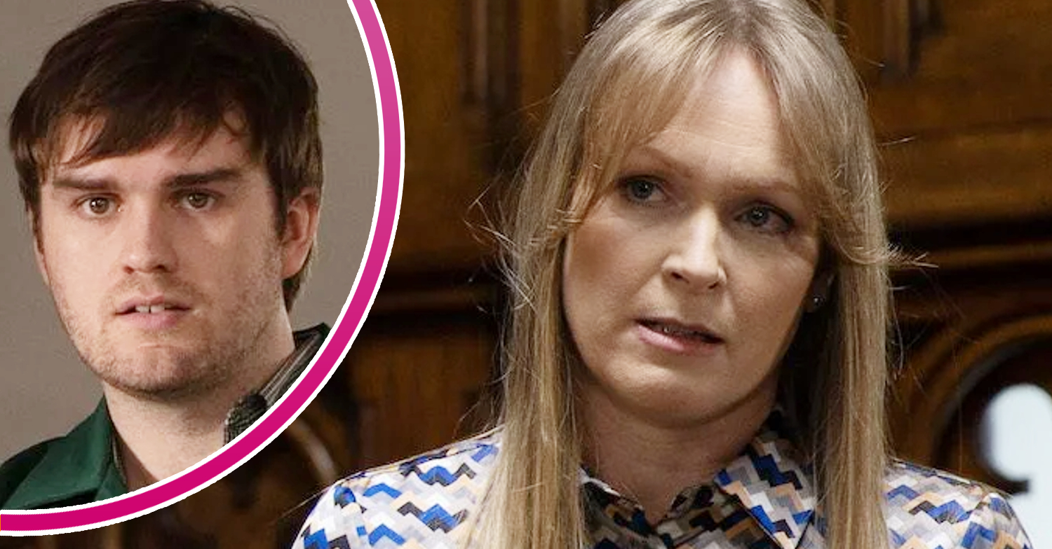 EastEnders' Vanessa, and in a bubble is Tom