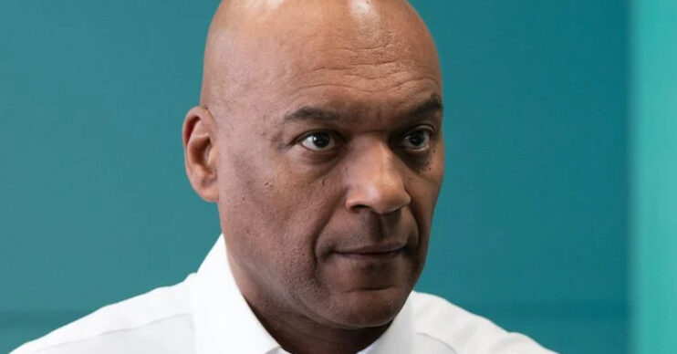 EastEnders' George is serious at the hospital