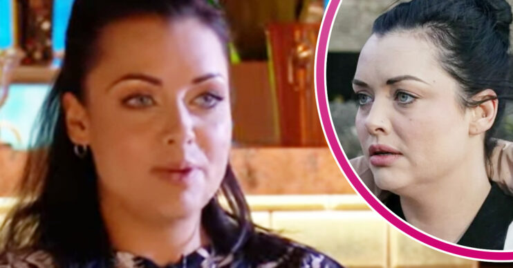 EastEnders' Shona, and in a bubble is Whitney