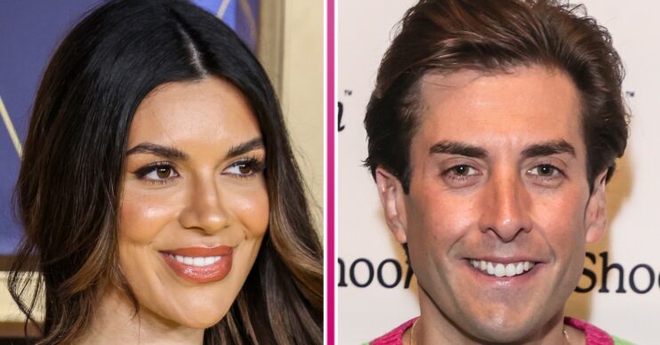 Ekin-Su and James Argent smiling