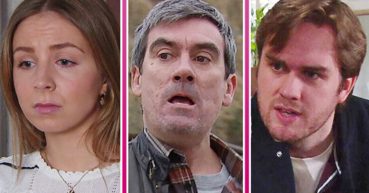 Emmerdale's Belle, Cain, Tom
