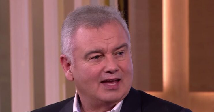 Eamonn Holmes on This Morning looking serious