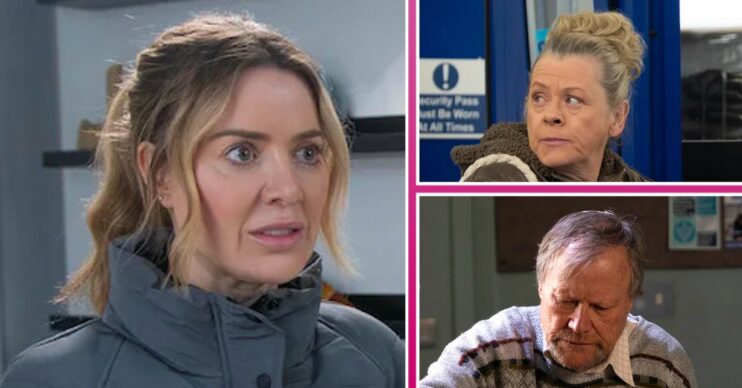 Coronation Street first look week 21 comp image: Abi, Bernie, Roy (Credit: ITV/Comp ED!)