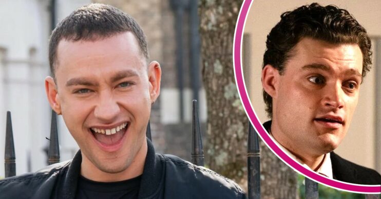 EastEnders comp image: Olly Alexander and Johnny Carter (Credit: BBC/Comp ED!)
