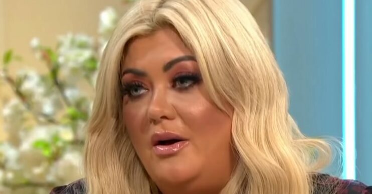 Gemma Collins being interviewed on Lorraine