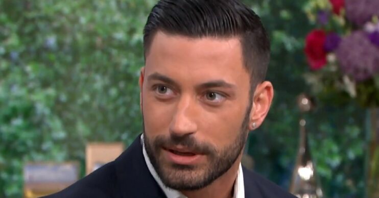 Giovanni Pernice speaking on This Morning
