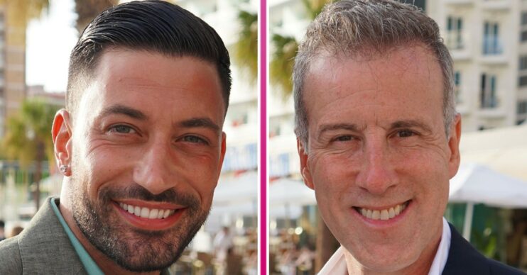 Giovanni Pernice and Anton Du Beke smiling
