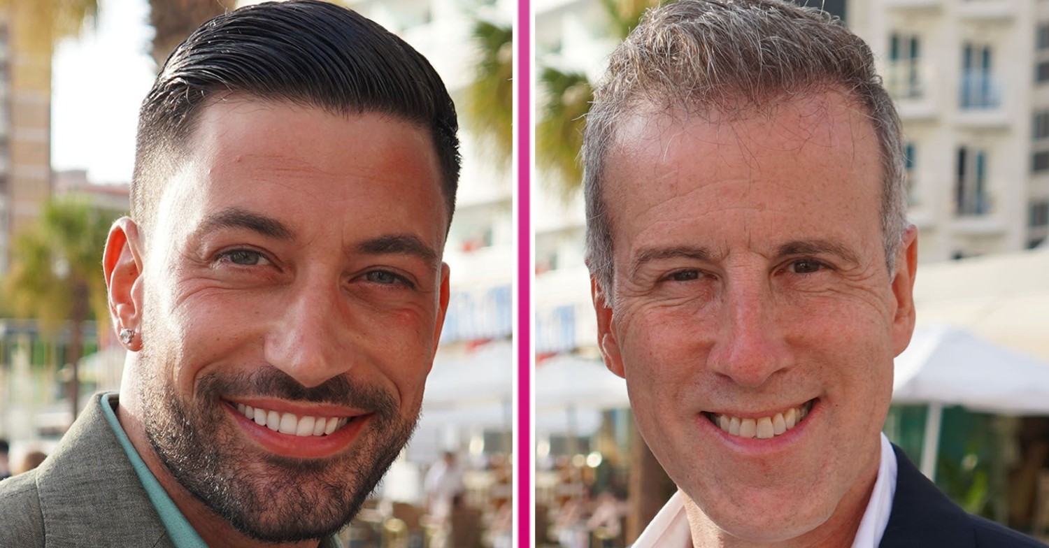 Giovanni Pernice and Anton Du Beke smiling