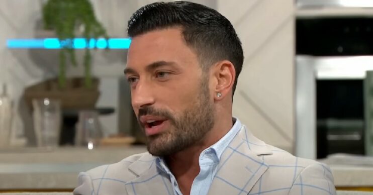 Strictly star Giovanni Pernice speaking on Lorraine