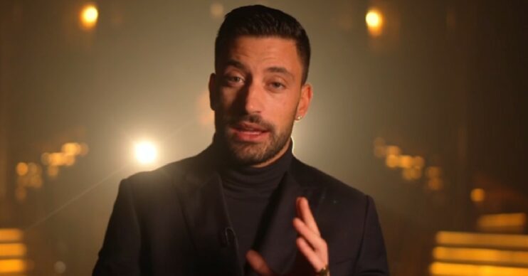 Giovanni Pernice talking in Strictly VT