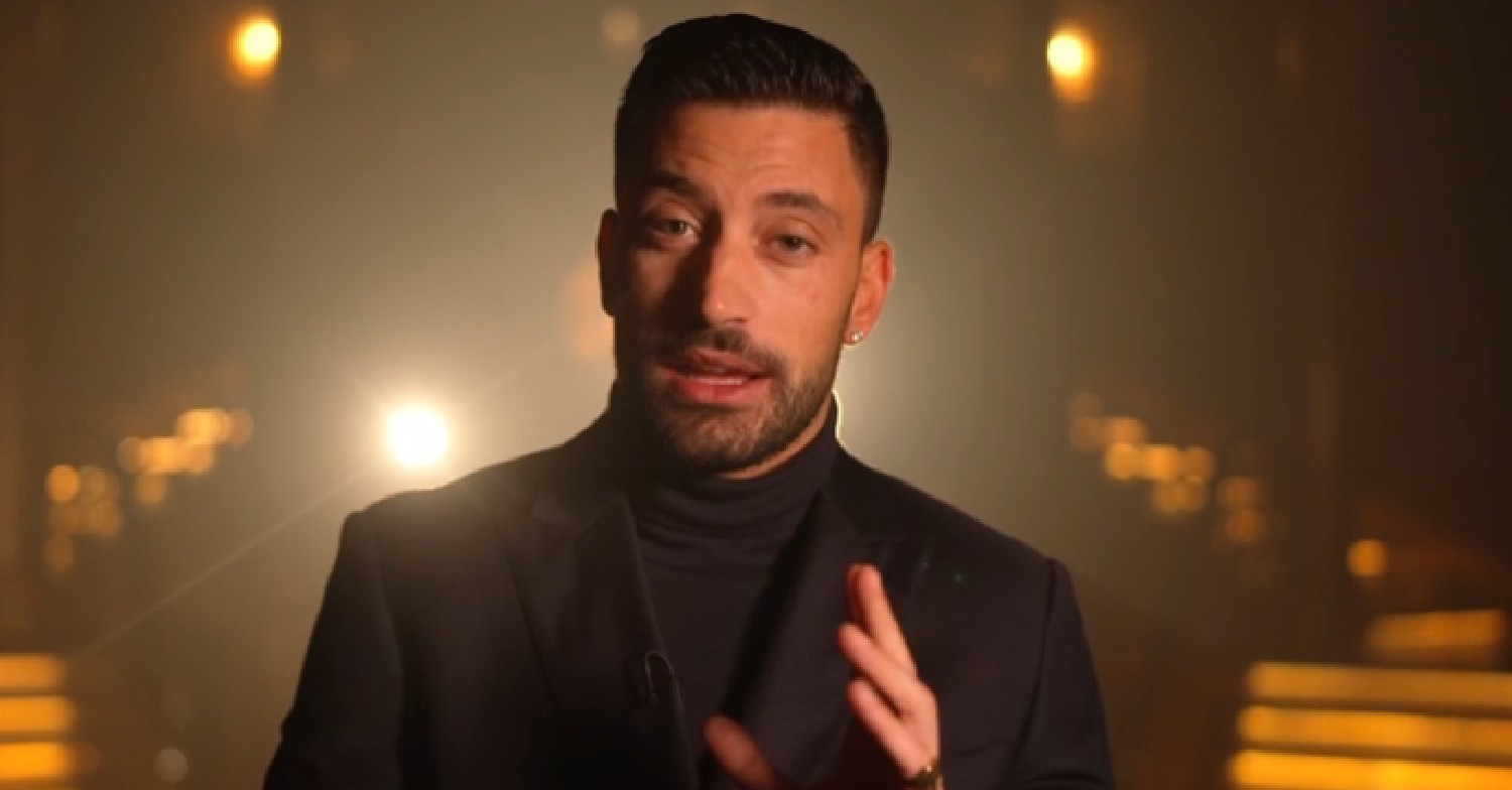 Giovanni Pernice talking in Strictly VT