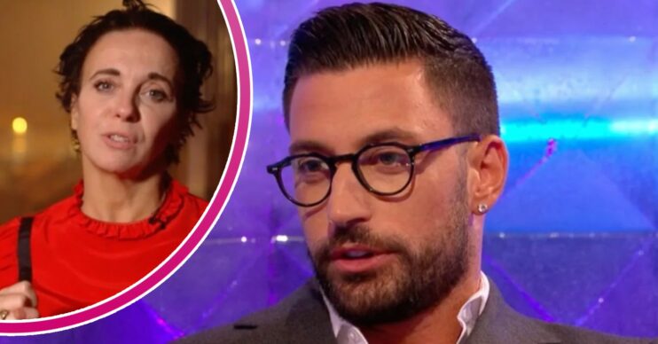 Giovanni Pernice looks serious
