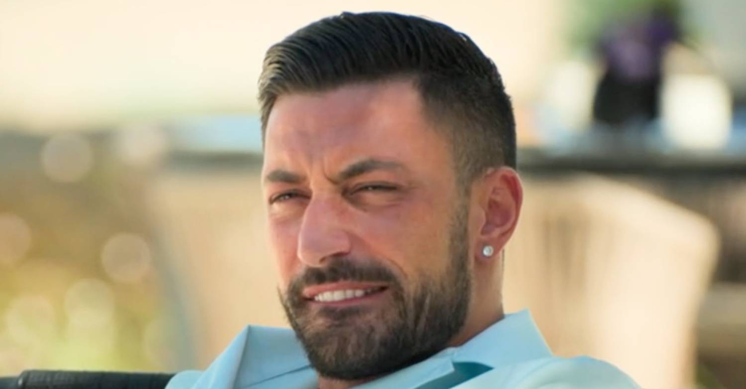 Giovanni Pernice looks unsure