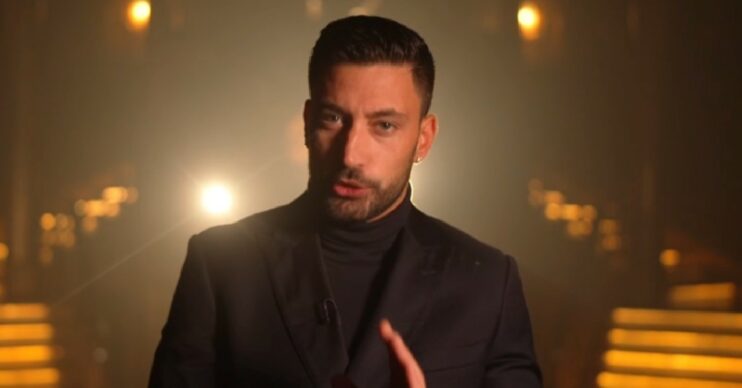 Giovanni Pernice speaking on Strictly