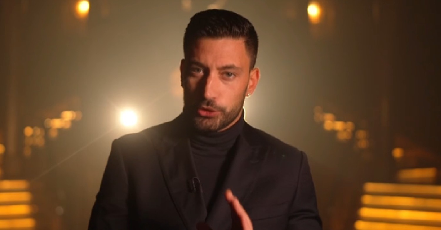 Giovanni Pernice speaking on Strictly