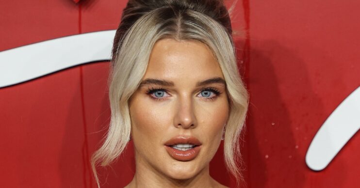 Helen Flanagan looking straight to camera