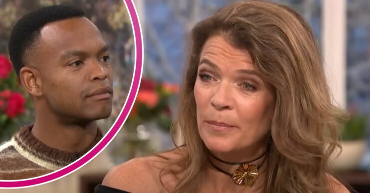 Johannes Radebe and Annabel Croft on This Morning