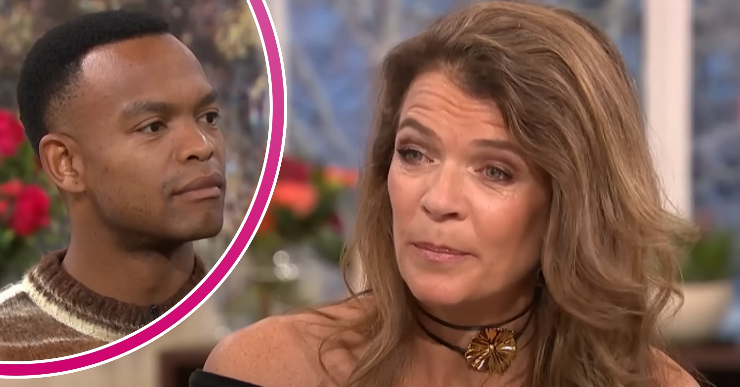 Johannes Radebe and Annabel Croft on This Morning