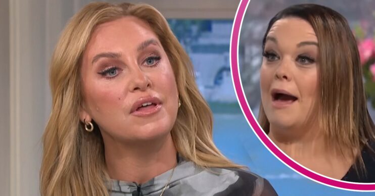 Josie Gibson and Lisa Riley talking on This Morning