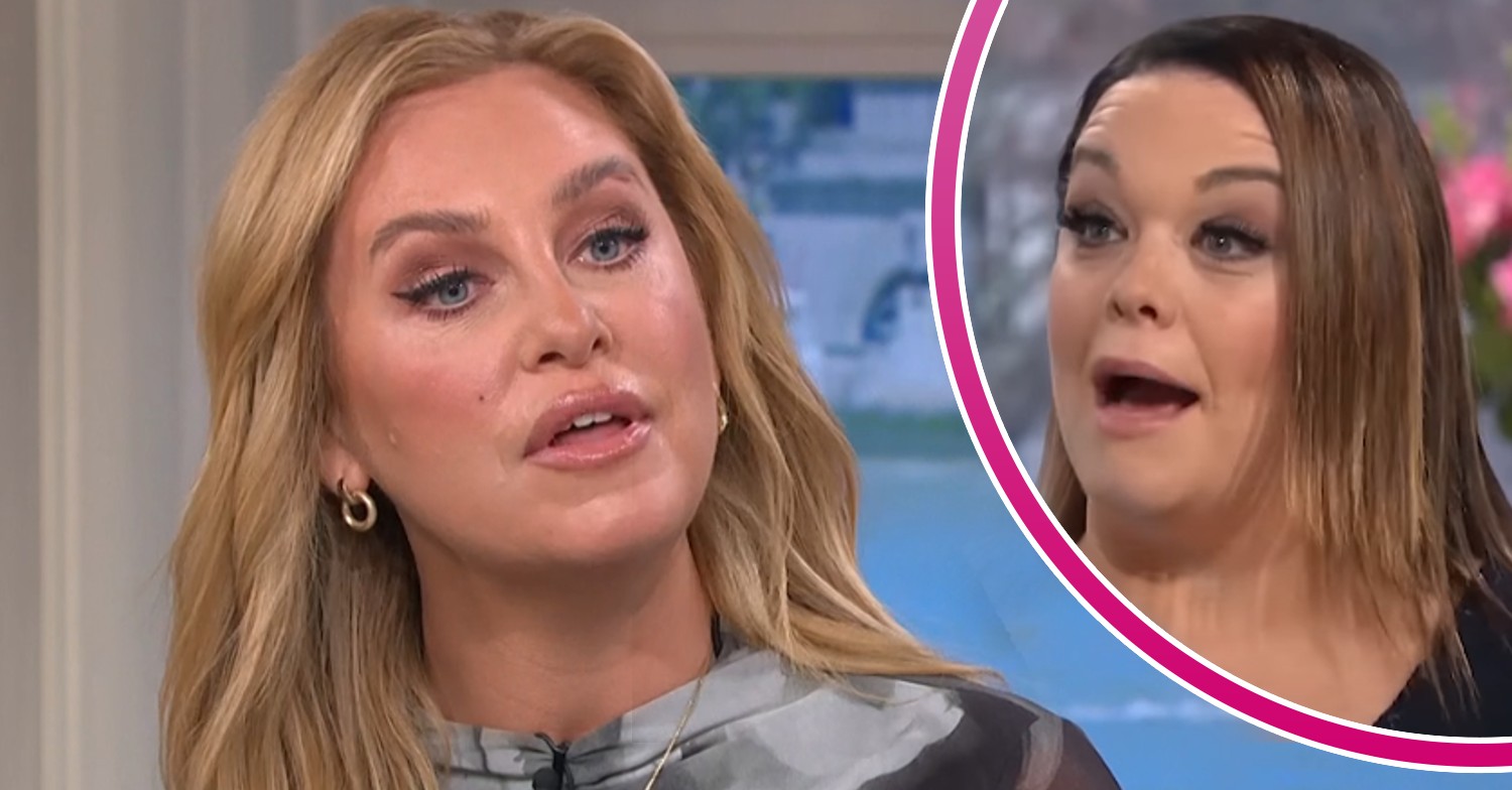 Josie Gibson and Lisa Riley talking on This Morning