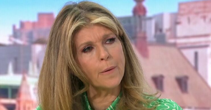 Kate Garraway presenting GMB