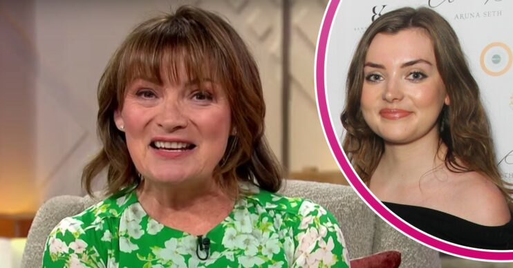 Lorraine Kelly beams, her daughter Rosie Kelly Smith smiles